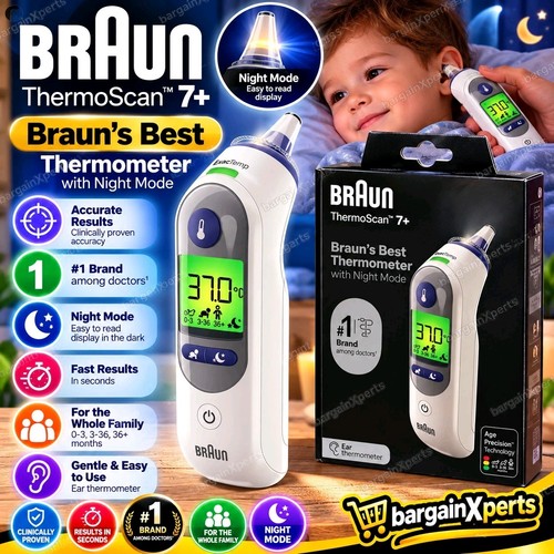 Braun thermoscan termometro - 7+,